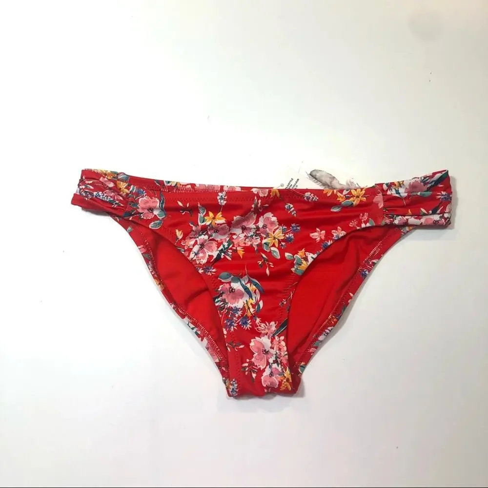 Jessica Simpson Red Swim Hipster bikini bottom